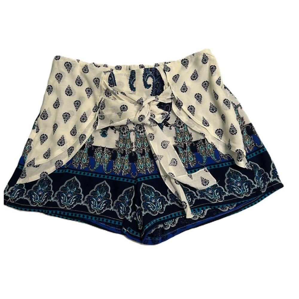 NWT Micas Tropical Print Knot Skort Shorts Size *(Medium)